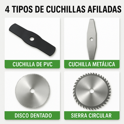 Cortadora Inalámbrica TurboBlade con 2 baterías de 48V