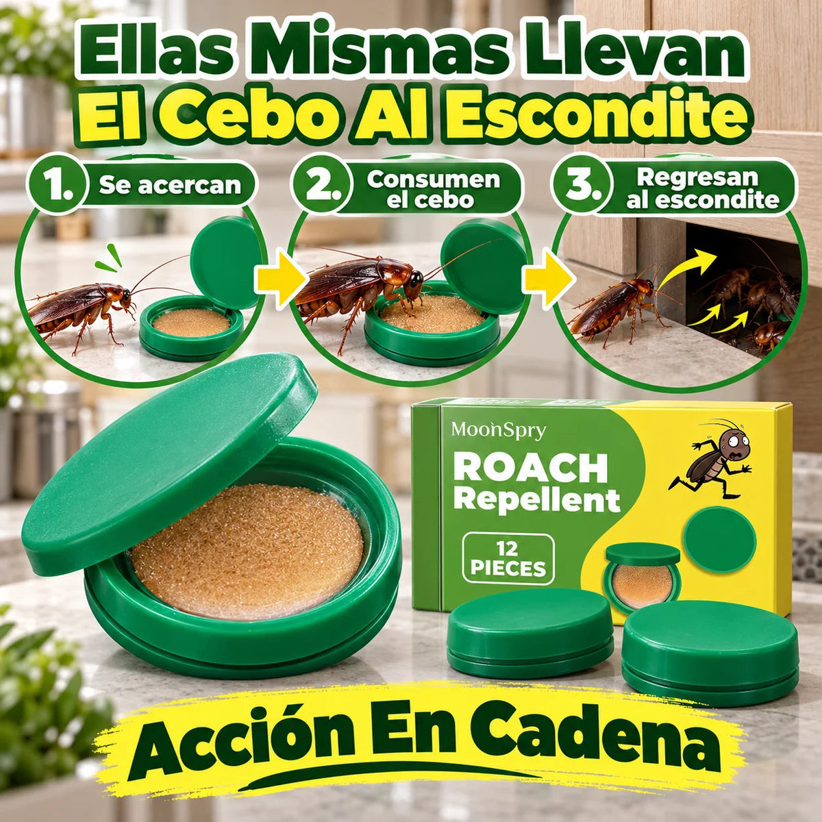 NidoCero™ Cebo Mata Cucarachas [MATA EL NIDO]