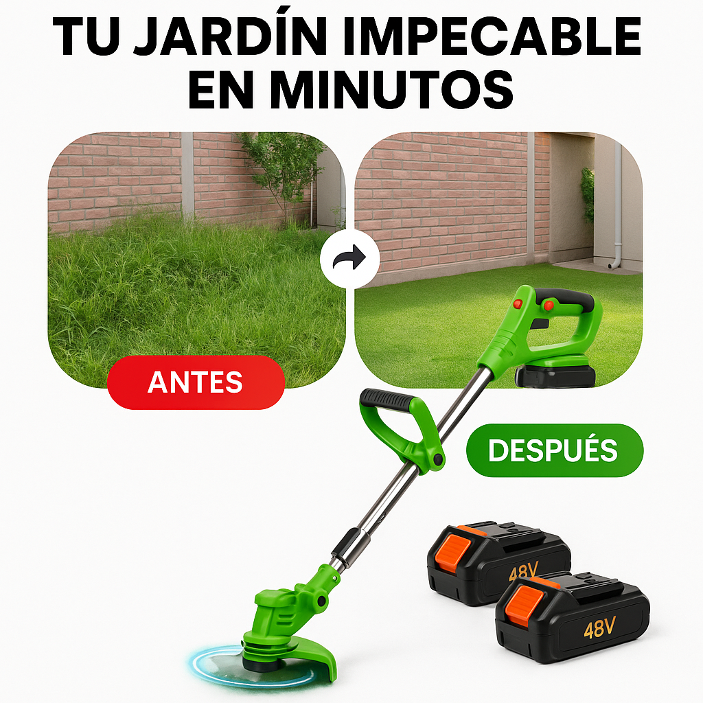 Cortadora Inalámbrica TurboBlade con 2 baterías de 48V