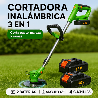 Cortadora Inalámbrica TurboBlade con 2 baterías de 48V