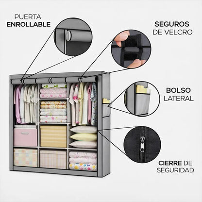 Closet Plegable Multiuso MaxCloset™ + Robot Aspirador MaxClean 3 en 1 [ULTIMAS UNIDADES]